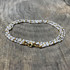 Twisted Boho Silk Thread Seed Bead Necklace / Wrap Bracelet / GG138-17
