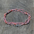Handmade Braided Crochet Boho Chic Mixed Seed Bead Silk Thread Necklace / Wrap Bracelet  / GS153-15