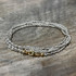 Handmade Braided Double Seed Bead Silk Thread Necklace / Wrap Bracelet/ GG165-18