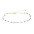Gold-filled Gemstone Bracelet with Turquoise / DJB G B9-9