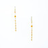 Hawaiian Flower Colorful Czech Crystal Wire-wrapped Gold-Plated Earrings / HFE G B3-M2