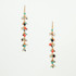 Handmade Bohemian Beaded Gold Plated Chandelier Earrings / CAE G B5-M13