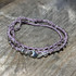 Braided Crochet Seed Bead Bohemian Necklace / Wrap Bracelet  / GS112-148