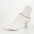 Dainty boho gypsy beach anklet with Czech seed beads, bugle beads, handmade / HCA B23-6