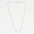 Silver Round Pink Pearl Gemstone Necklace / SSN S B2-1