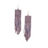 Handmade Southwest boho beaded earrings, Czech glass bead festival tribal bohemian beaded earrings / KPE B218-M12