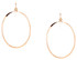 (Small) Hammered Geometric Minimalist Gold Oval Hoop Earrings, Handmade / GAE G B3-1