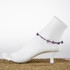 Dainty boho gypsy beach anklet with Czech seed beads, bugle beads, handmade / HCA B21-9
