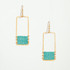Hammered  Boho, Bohemian, Geometric Minimalist Gold Bohemian Earrings / GAE G B142-1
