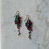 Gold Plated Bohemian Multi-Color Delicate Earrings / DTE G B5-DM3