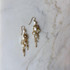 Gold Plated Bohemian Multi-Color Delicate Earrings / DTE G B6-DM1