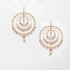 Handmade Bohemian Beaded Gold Plated Chandelier Earrings / CAE G B40-M127