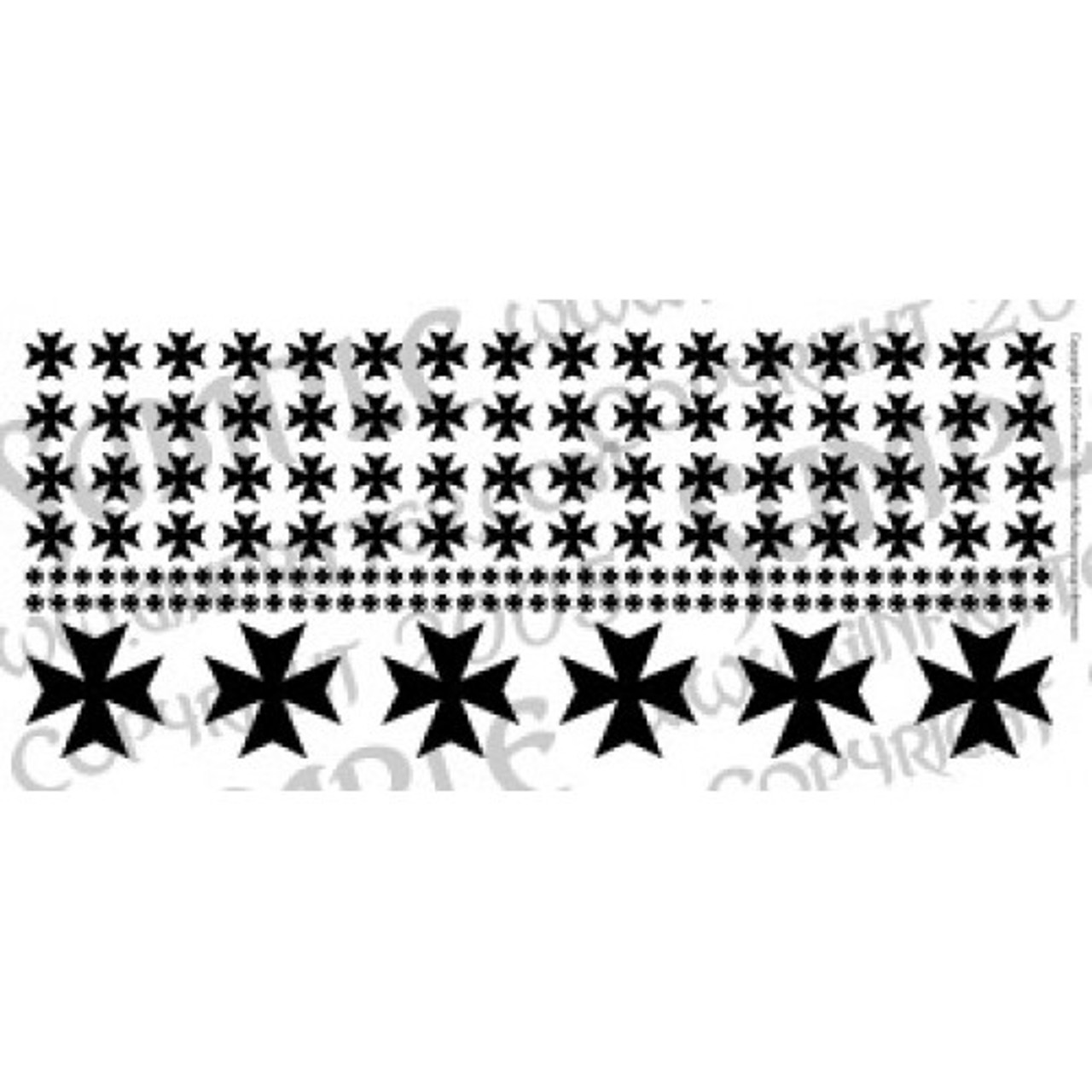 Iron Cross #2 Waterslide Decal iron-cross-2-waterslide-decal