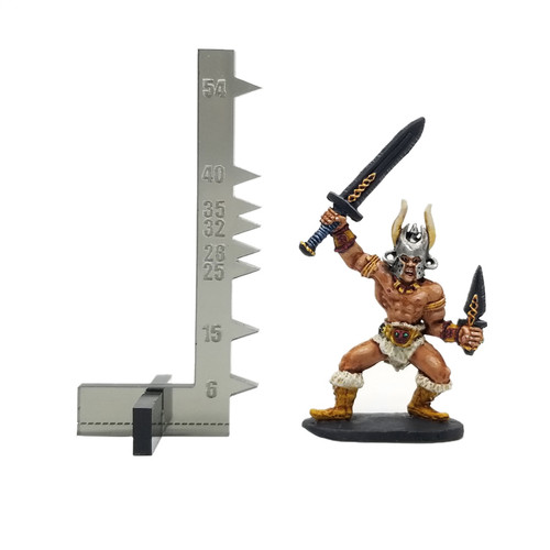 LL00146 Barbarian Warrior w/ Sword & Dagger - Front