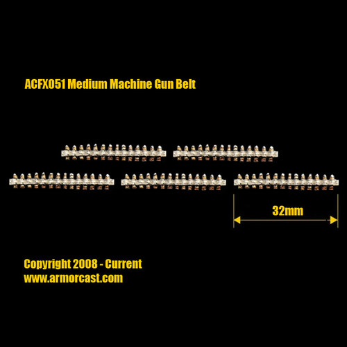 ACFX051 Medium Machine Gun Belt (5pcs)