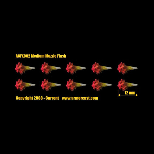 ACFX002 Medium Muzzle Flash 10pcs