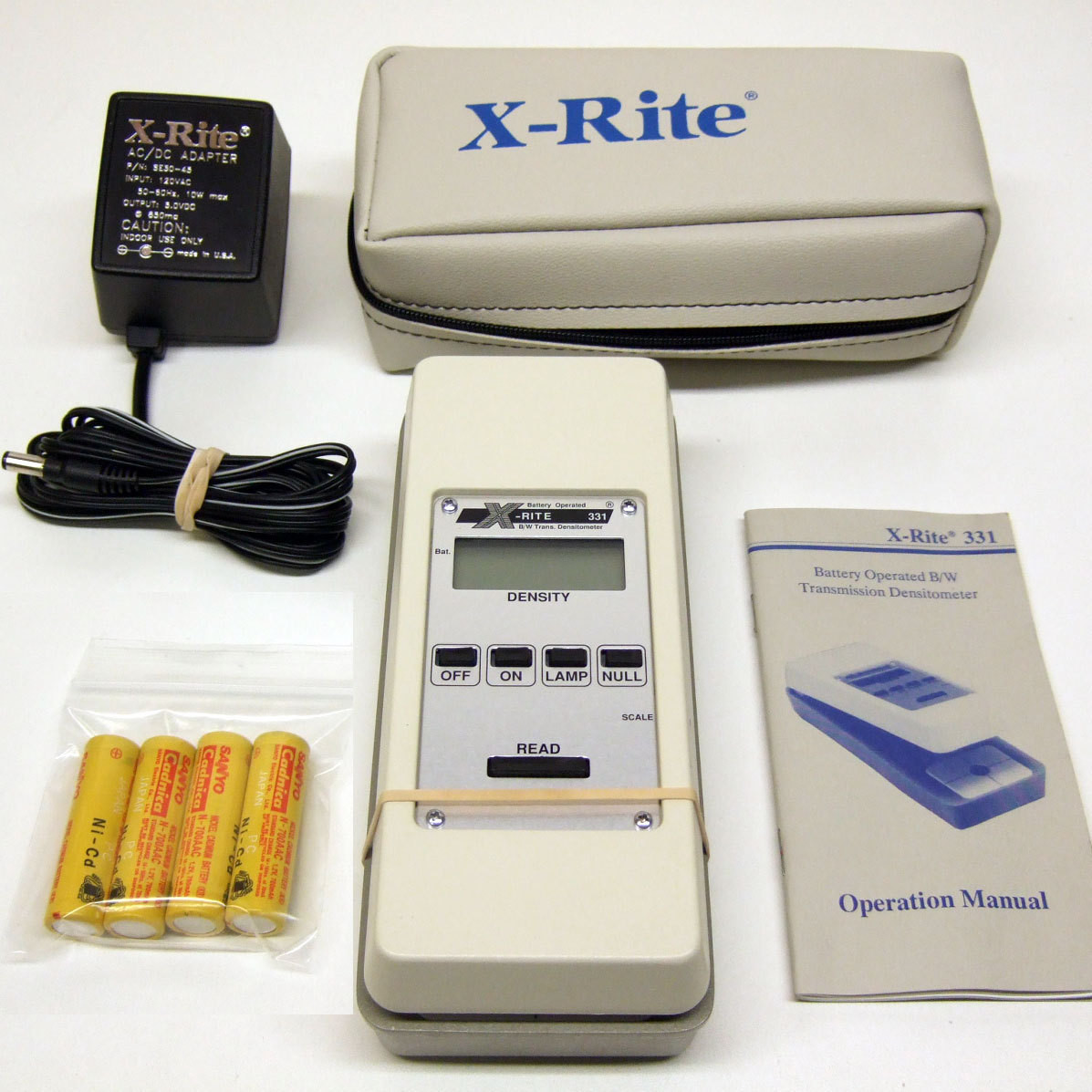 X-rite 331 Battery Operated B/W Transmission Densitometer xrite Excellent