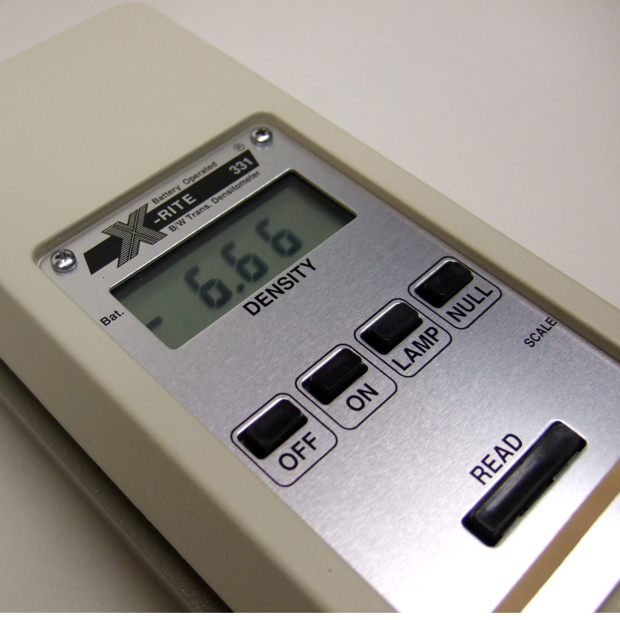 X-rite 331 Battery Operated B/W Transmission Densitometer xrite Excellent