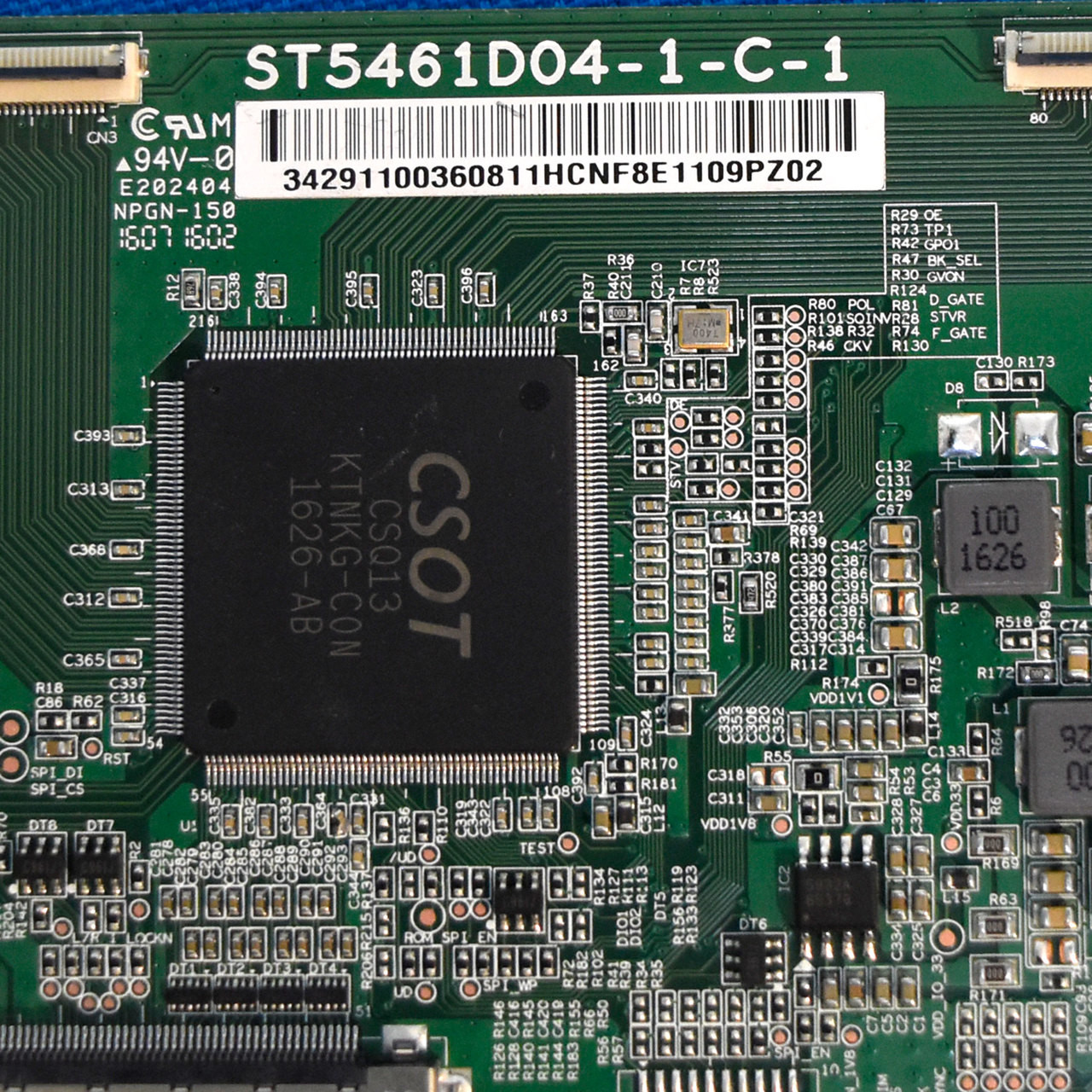 TCL 4T TCN550 CS15 (ST5461D04 1 C 1) T Con Board 55US5800 55US57