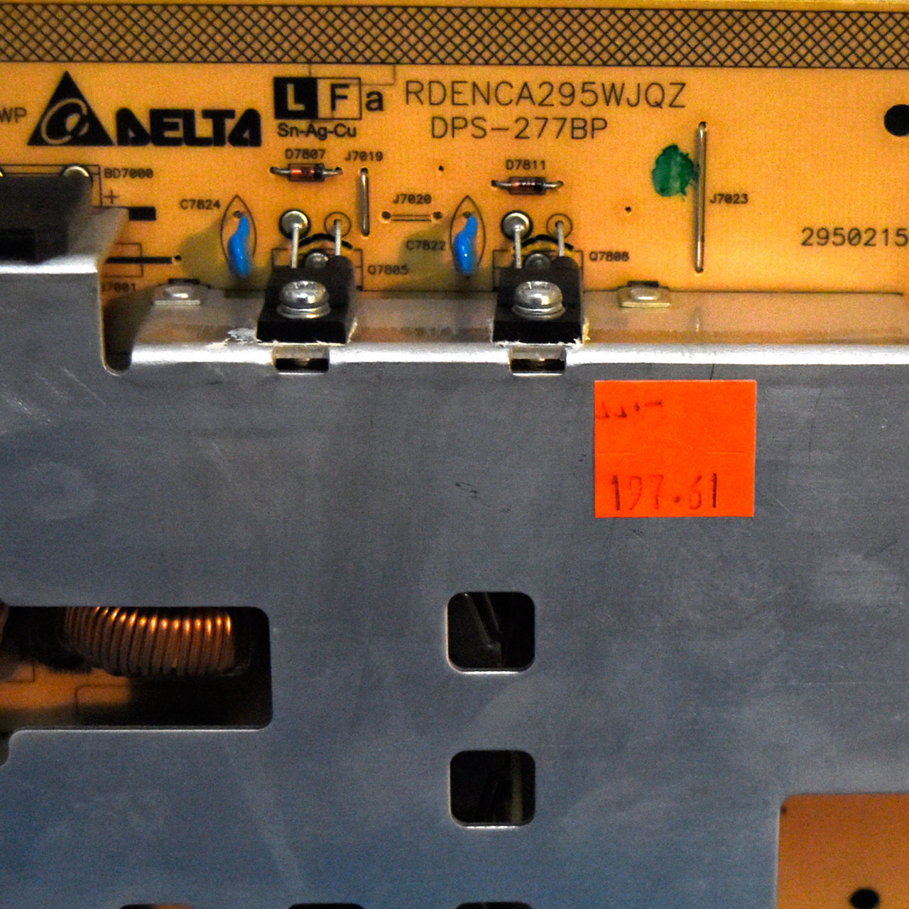 Sharp RDENCA295WJQZ (DPS-277BPA) Power Supply Unit LC-46D65U LC-46D85U ...
