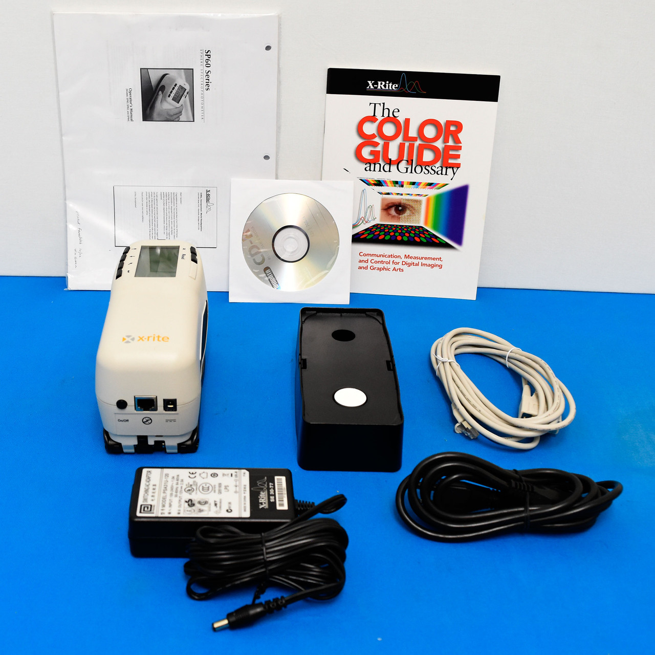 XRite SP64 Portable Sphere Spectrophotometer Lab values 4 print fabric