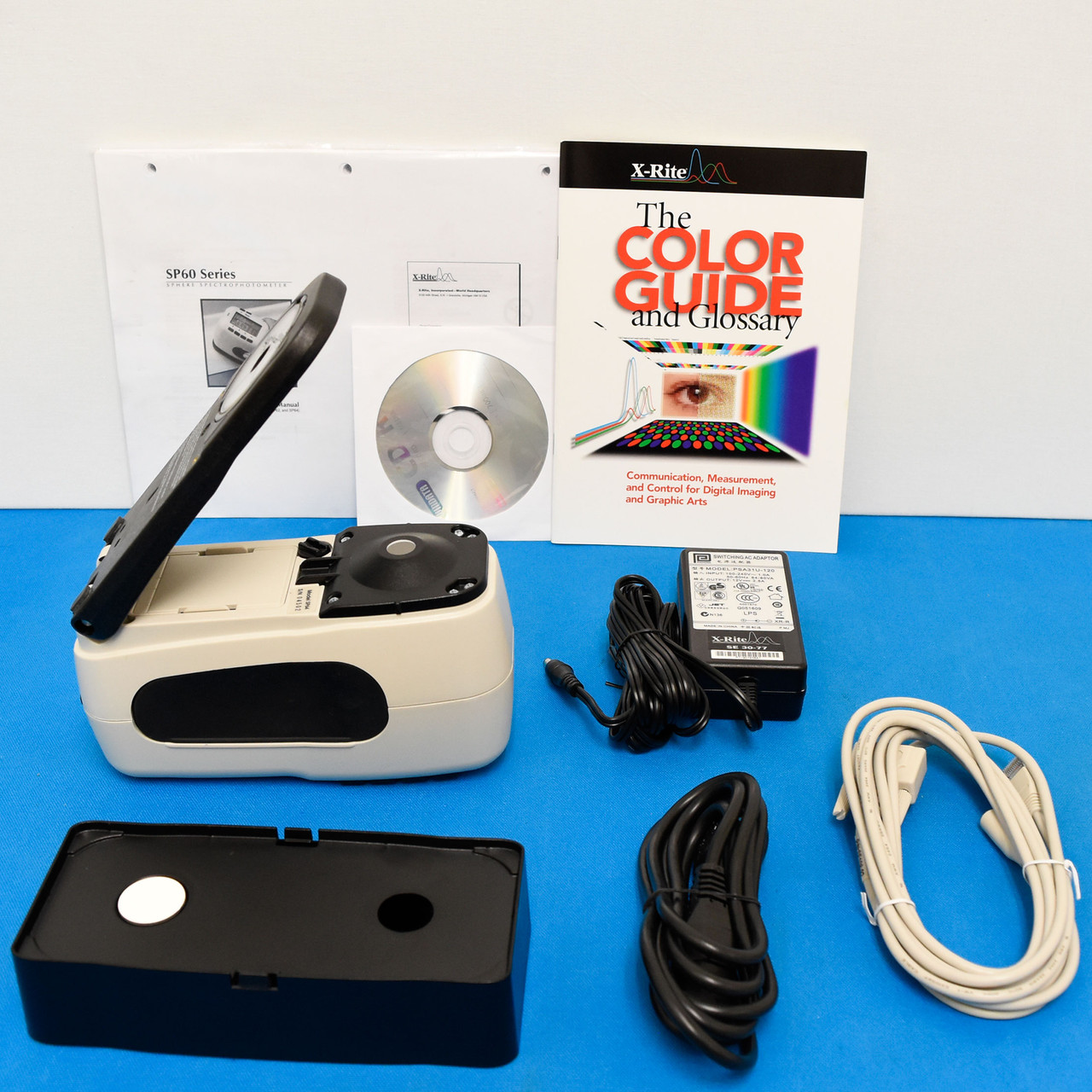 XRite SP64 Portable Sphere Spectrophotometer Lab values 4 print fabric