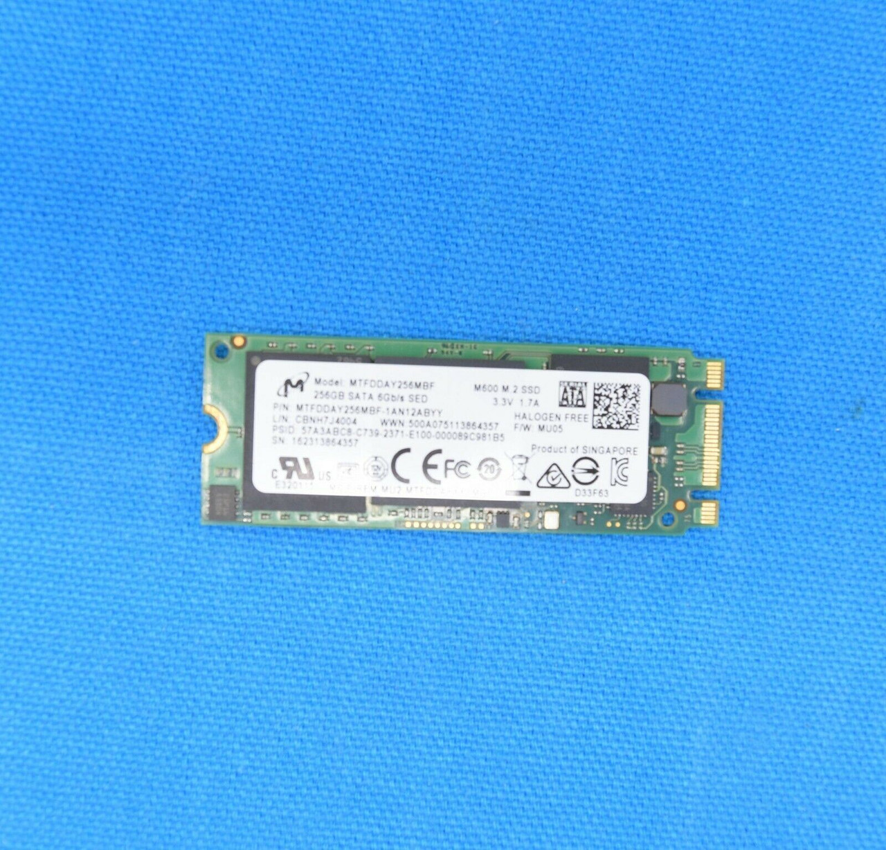 Crucial M600 256GB SATA M.2 2260DS :B00S5ANSCE:Import Vie.Terrasse