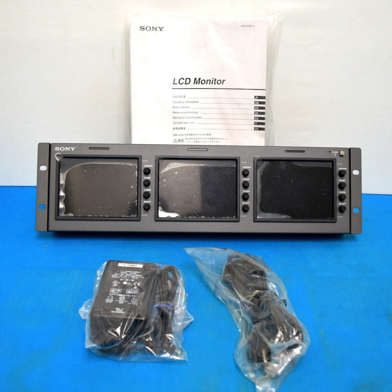 Sony LMD-530 3 triple 5.6-inch LCD Monitor Rack Mount NEW w