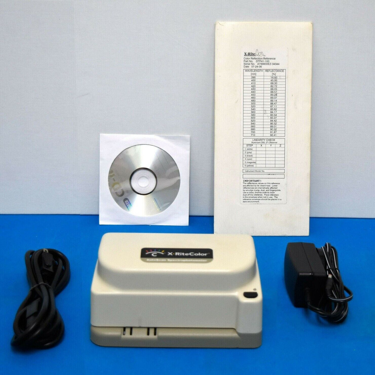 XRite DTP41T Transmission Spectrophotometer AutoScan Densitometer DTP