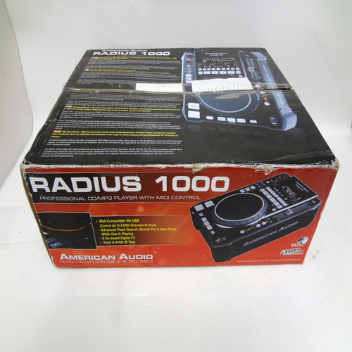 American Audio Radius 1000 MIDI - CD/MP3 Player and Midi Controller - (AS-IS)