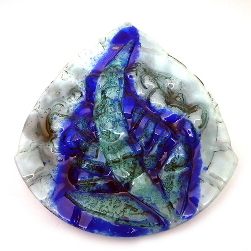 Legacy Handmade Glass Arts - Embeded Natural Colors - Antique  Decor -131p