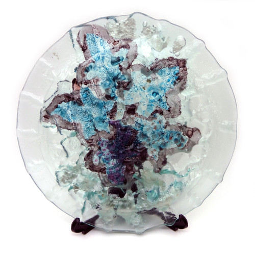 Legacy Handmade Glass Arts - Embeded Natural Colors - Antique  Decor - 142p