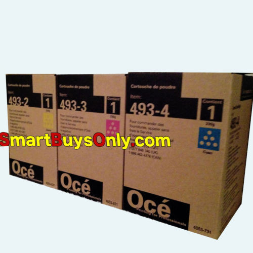 Oce Imagistics 493-2 493-3 493-4 YMC Toner CM3520 CM3525 CM4520 CM4525