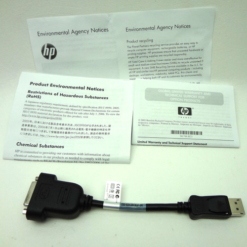 HP DisplayPort to DVI-D Adapter 481409-002