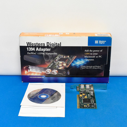 Western Digital 1394 Adapter FireWire iLINK Compatible IEEE Mac Windows