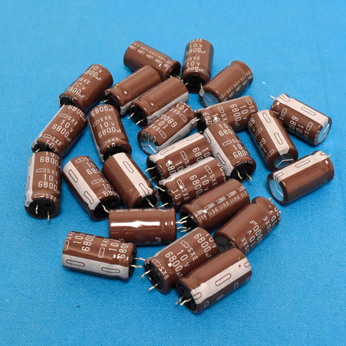 {10 pcs} 6800uF 6800 uF 10V Electrolytic Capacitors SXE Teapo Electronics