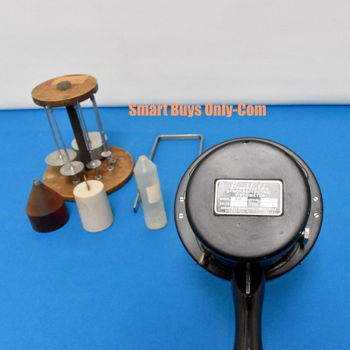 Brookfield Synchro-Lectric Viscometer Model RVF & Spindle Set in Case ...