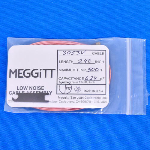 Meggitt Endevco 3053V-240, 240" 500˚F Cap. 624 pF Low noise high impedance differential Cable Assembly