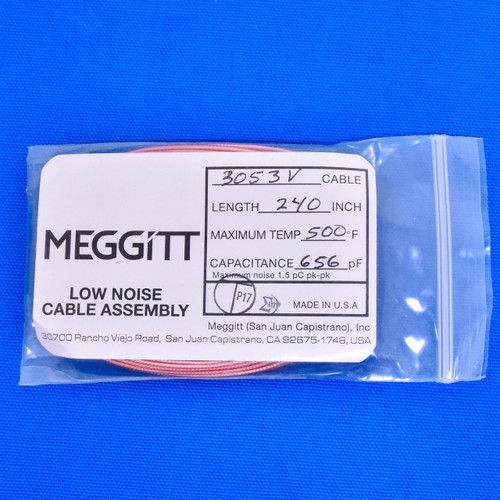 Meggitt Endevco 3053V-240, 240" 500˚F Cap. 656 pF Low noise high impedance differential Cable Assembly