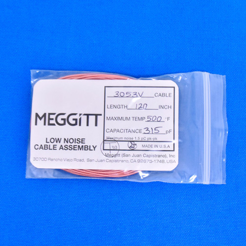 Meggitt Endevco 3053V-120, 120" 500˚F Cap. 315 pF Low noise high impedance differential Cable Assembly