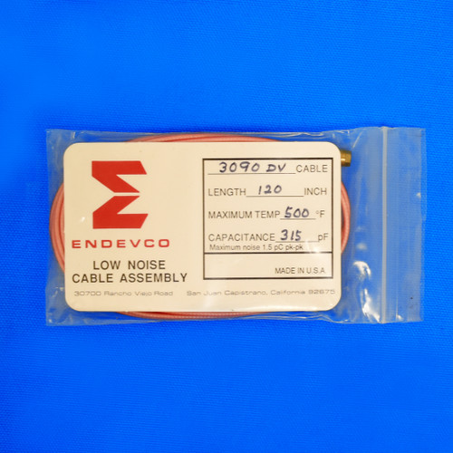 Meggitt Endevco 3090DV-120, 120" 500˚F Cap. 315 pF Low Noise Coaxial Cable Assembly
