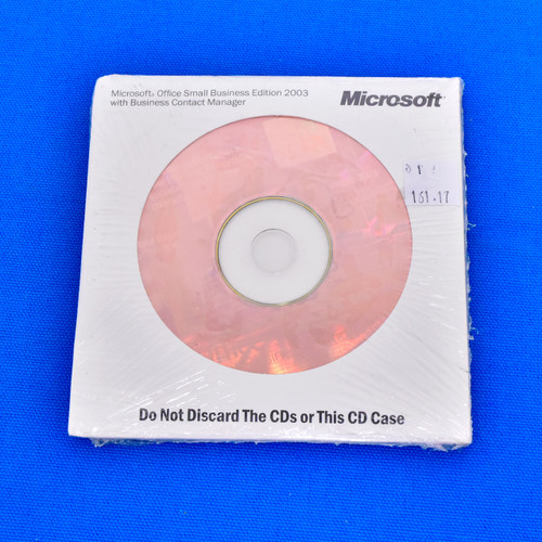 Microsoft Office Small Business Edition 2003 With Business Contact Manager, and Product Key