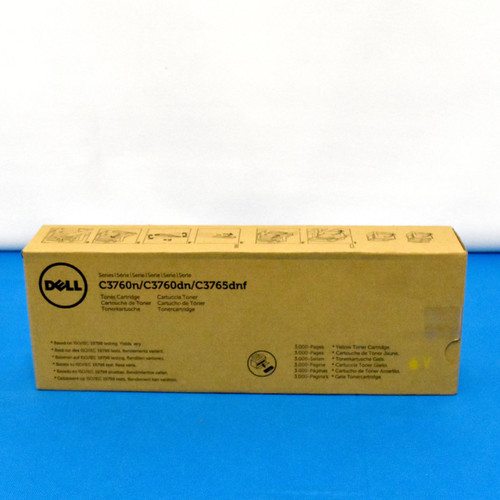 Dell V0PNK CT201874 Yellow Toner 697E-54012 C3760N C3760DN C3765DNF