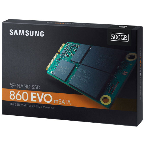 Samsung 860 EVO 500GB MLC V-NAND SATA III 6Gb/s mSATA Internal SSD 5 years Wrnty