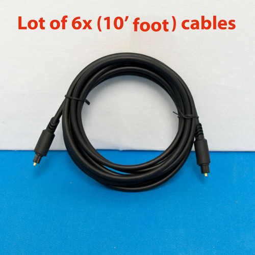 {Lot of 6x} Mini Optics Cables 10' foot long each.