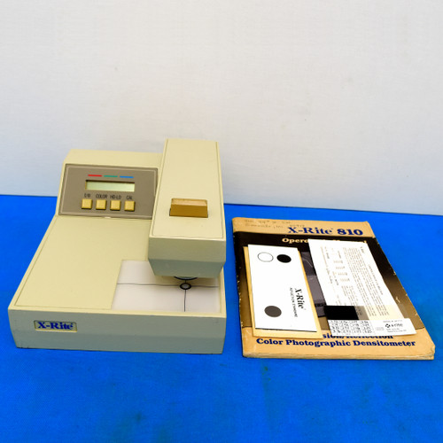 X-Rite 810TR Transmission Reflection Densitometer XRite 810 w/T&R Calibrations