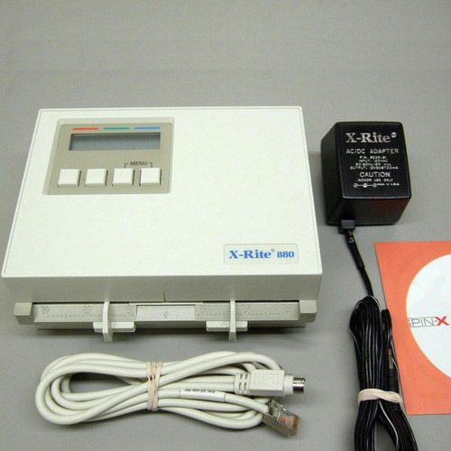 X-Rite 880 Color Photographic Densitometer Excellent condition w/Data Cable