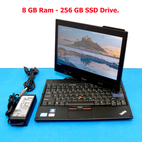 Lenovo ThinkPad X220 vPro 12.5" (i5-2520M) 2.5GHz 8GB Ram 256 SSD Win10 MS Offic