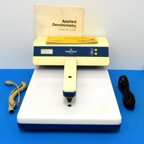 X-Rite GretagMacbeth D200 32.66.00 Transmission Densitometer Excellent Condition