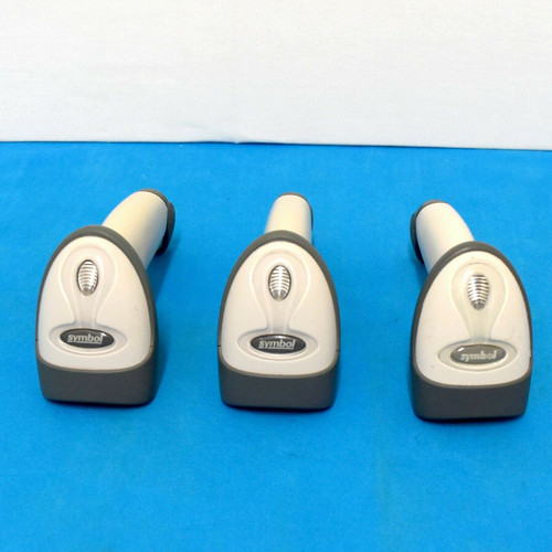 3x Motorola Symbol Handheld USB Barcode Scanner Model LS2208-SR20001R-UR